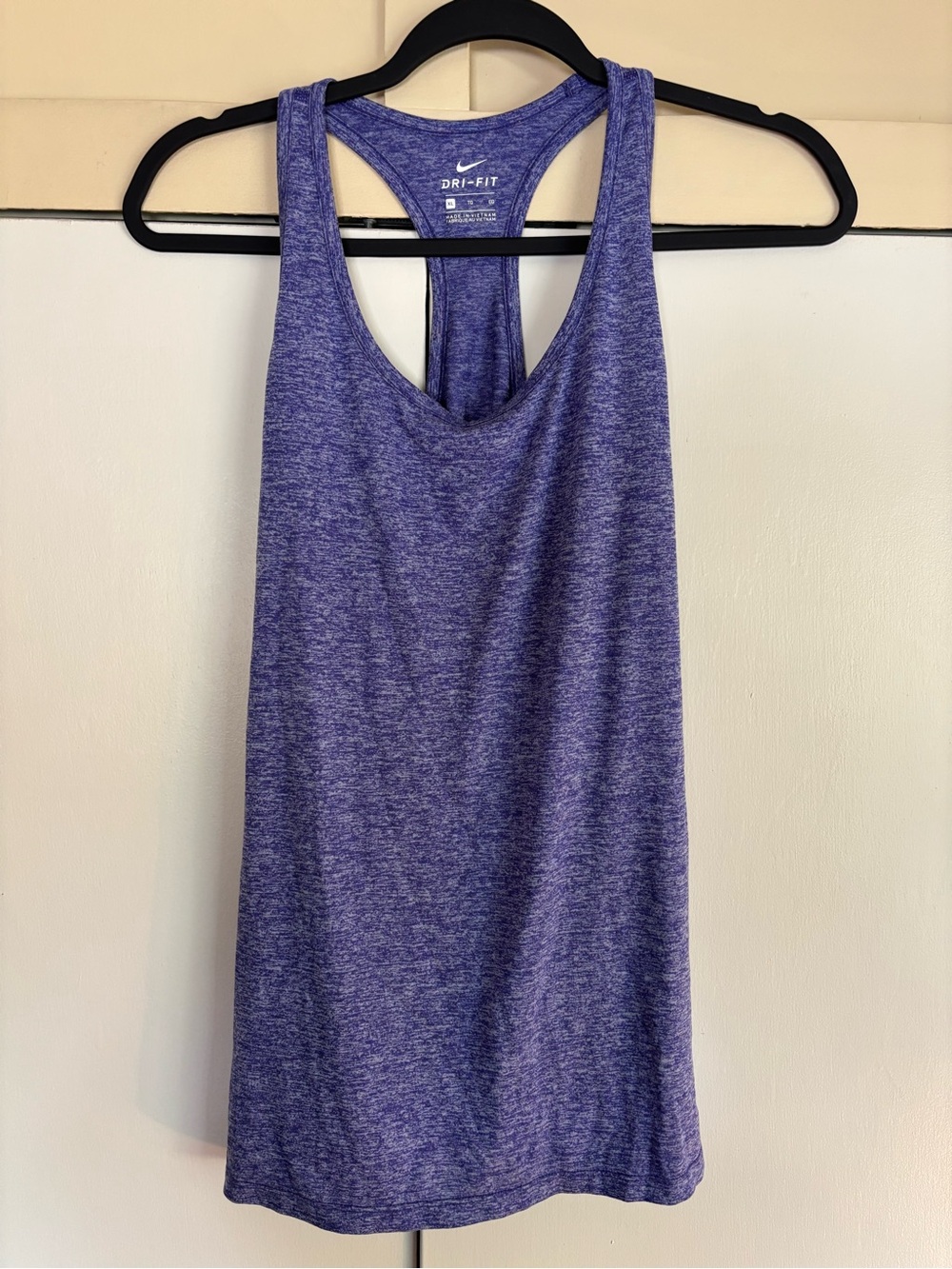 Nike Purple Heather Racerback Dri-FIT Tank